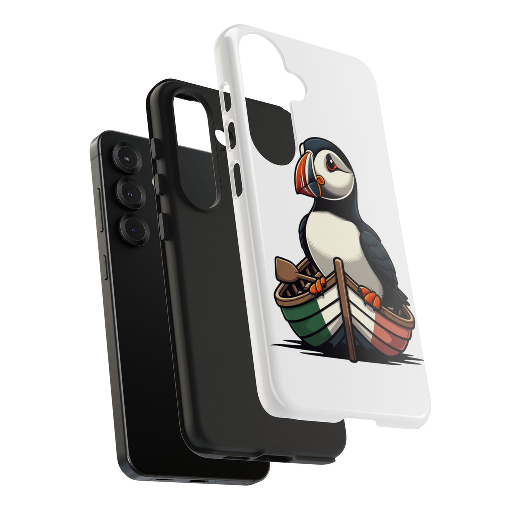 Newfoundland Puffin Rowboat Tough Phone Case