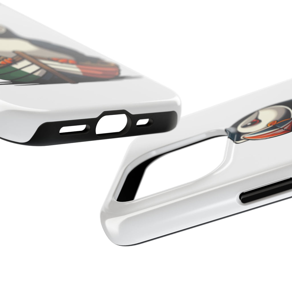 Newfoundland Puffin Rowboat Tough Phone Case