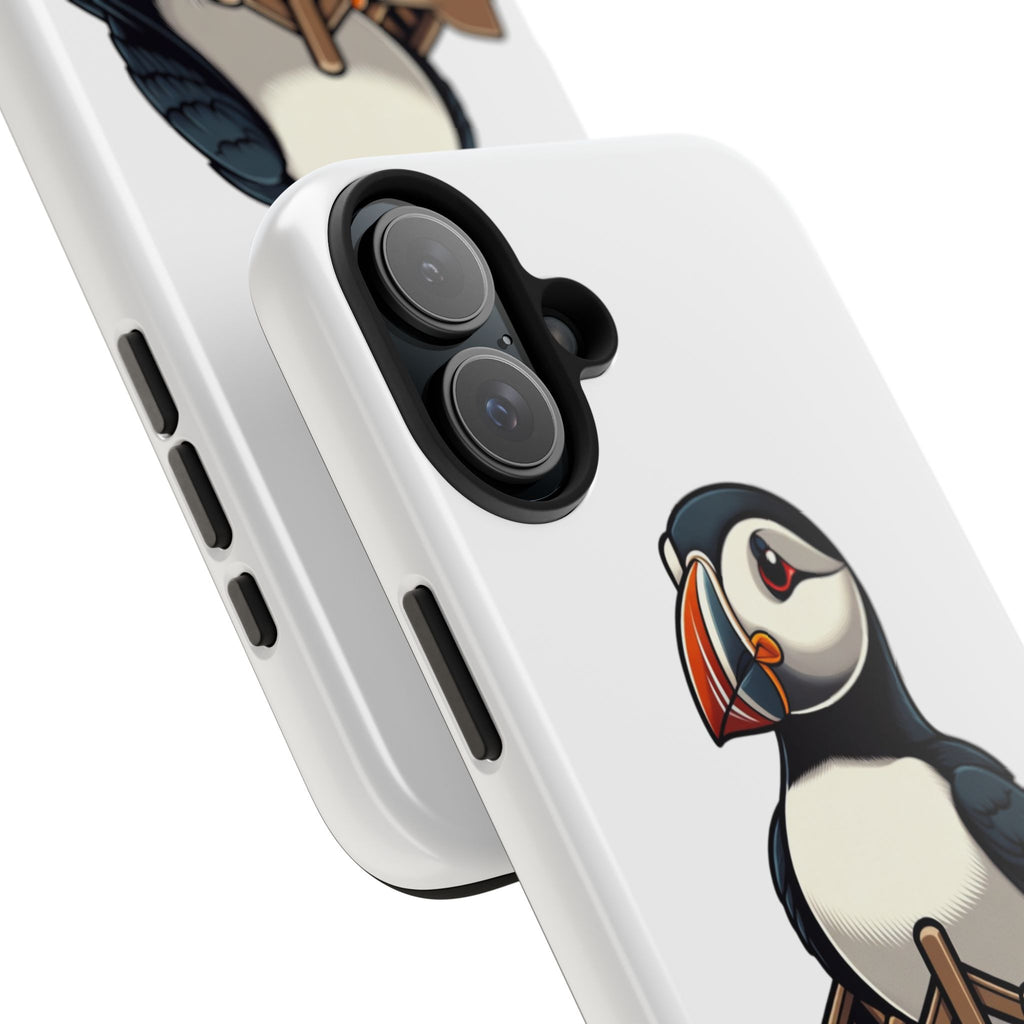 Newfoundland Puffin Rowboat Tough Phone Case
