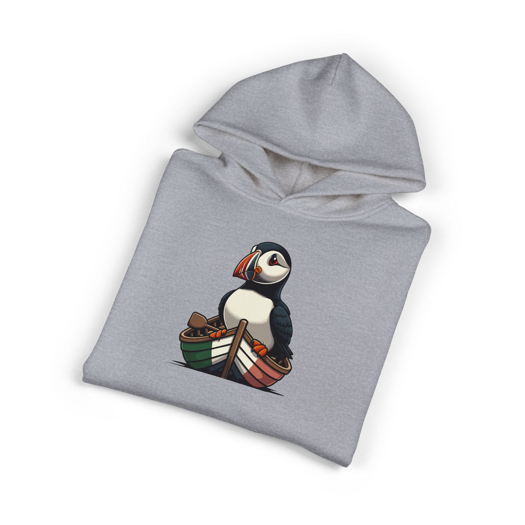 Puffin Rowboat Hoodie — Cute Nautical Puffin Graphic Hoodie