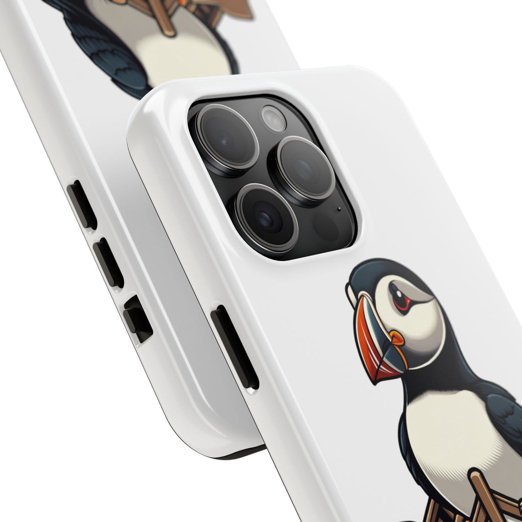Newfoundland Puffin Rowboat Tough Phone Case