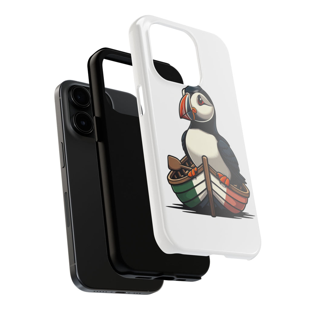 Newfoundland Puffin Rowboat Tough Phone Case