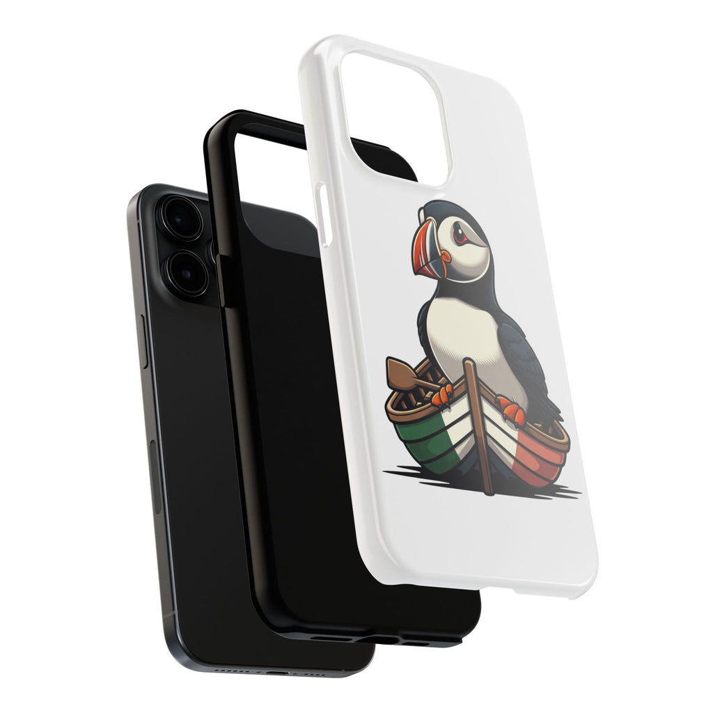 Newfoundland Puffin Rowboat Tough Phone Case