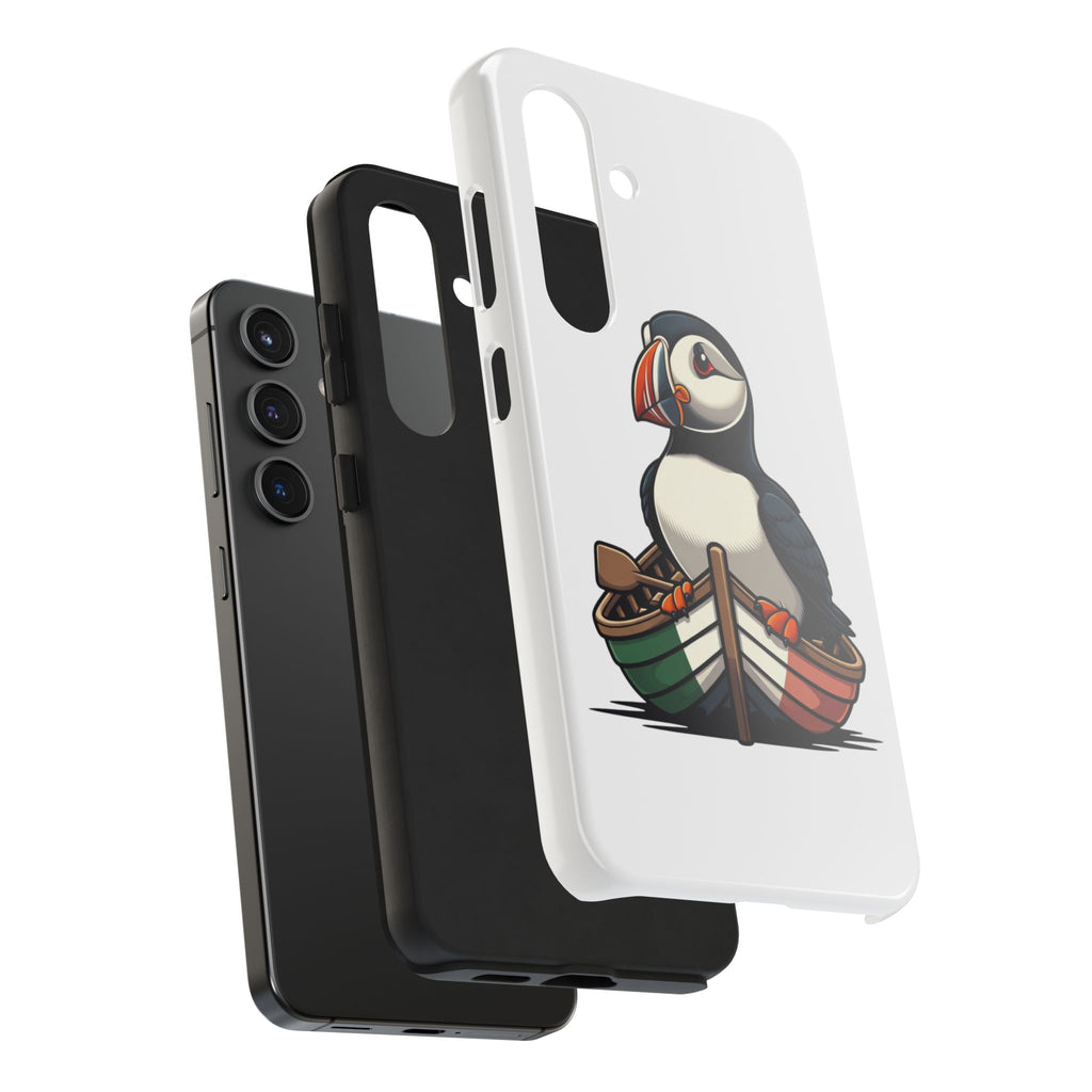Newfoundland Puffin Rowboat Tough Phone Case