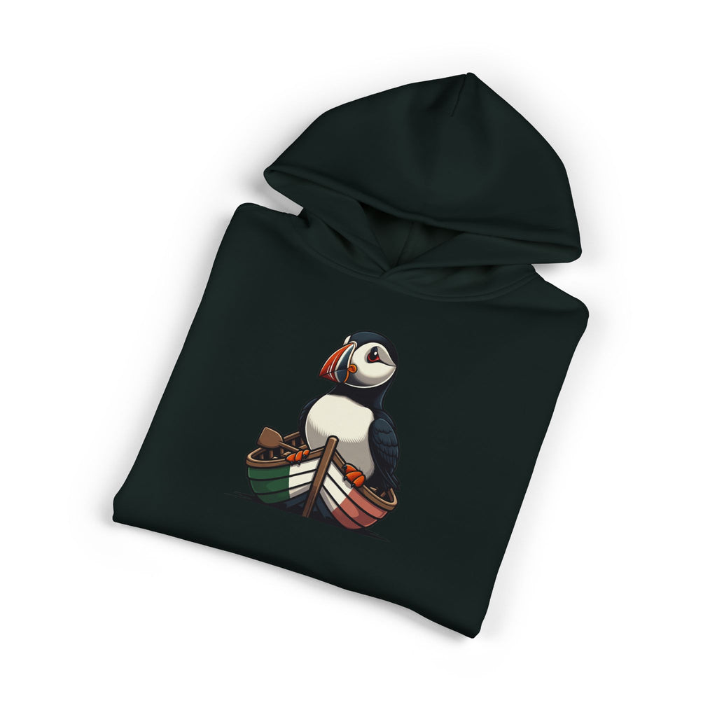 Puffin Rowboat Hoodie — Cute Nautical Puffin Graphic Hoodie