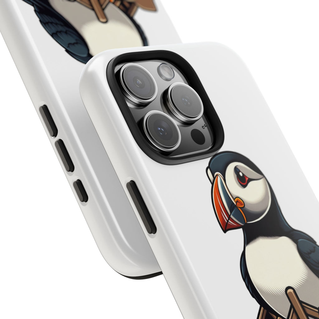 Newfoundland Puffin Rowboat Tough Phone Case