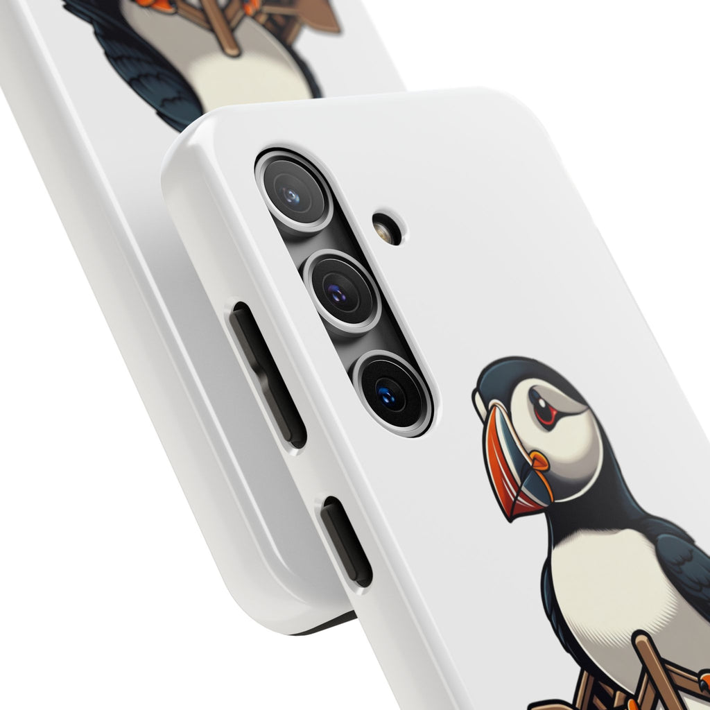 Newfoundland Puffin Rowboat Tough Phone Case