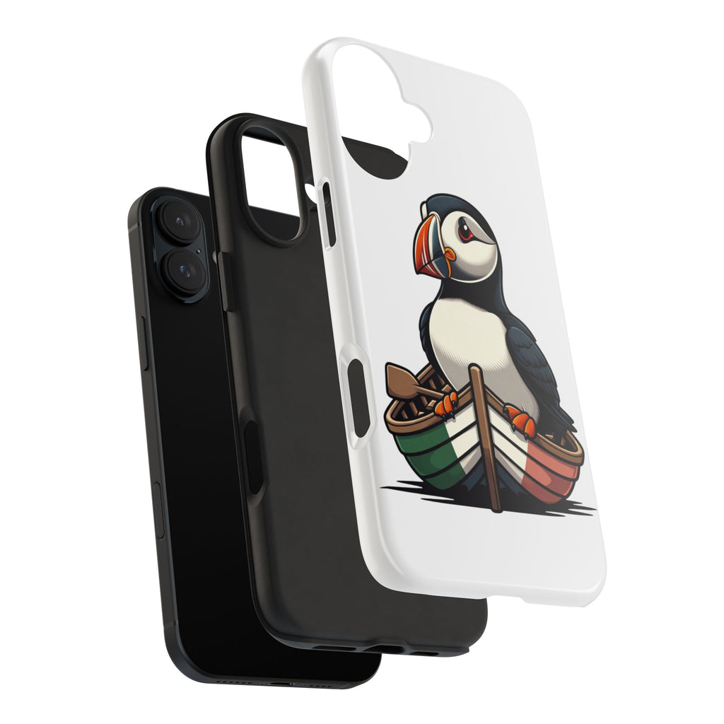 Newfoundland Puffin Rowboat Tough Phone Case