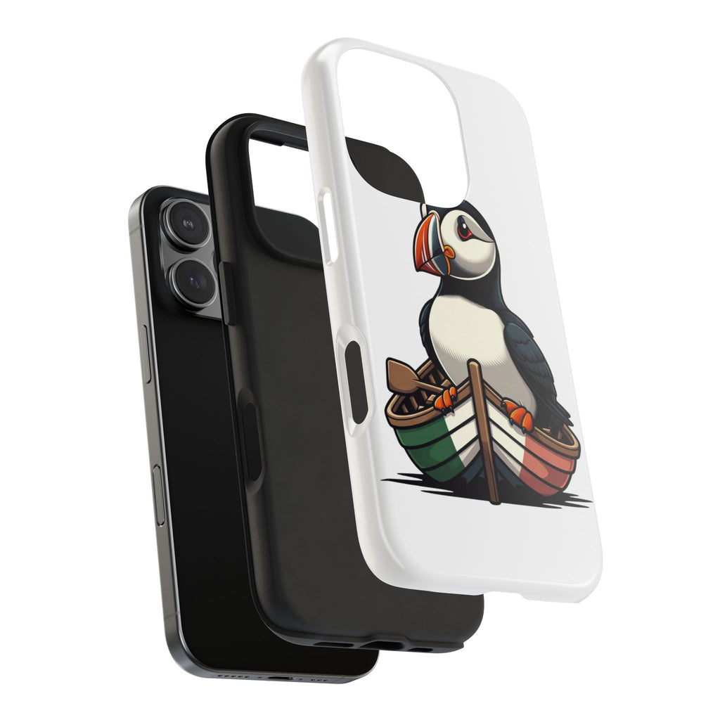 Newfoundland Puffin Rowboat Tough Phone Case